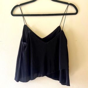 Black Crop Cami